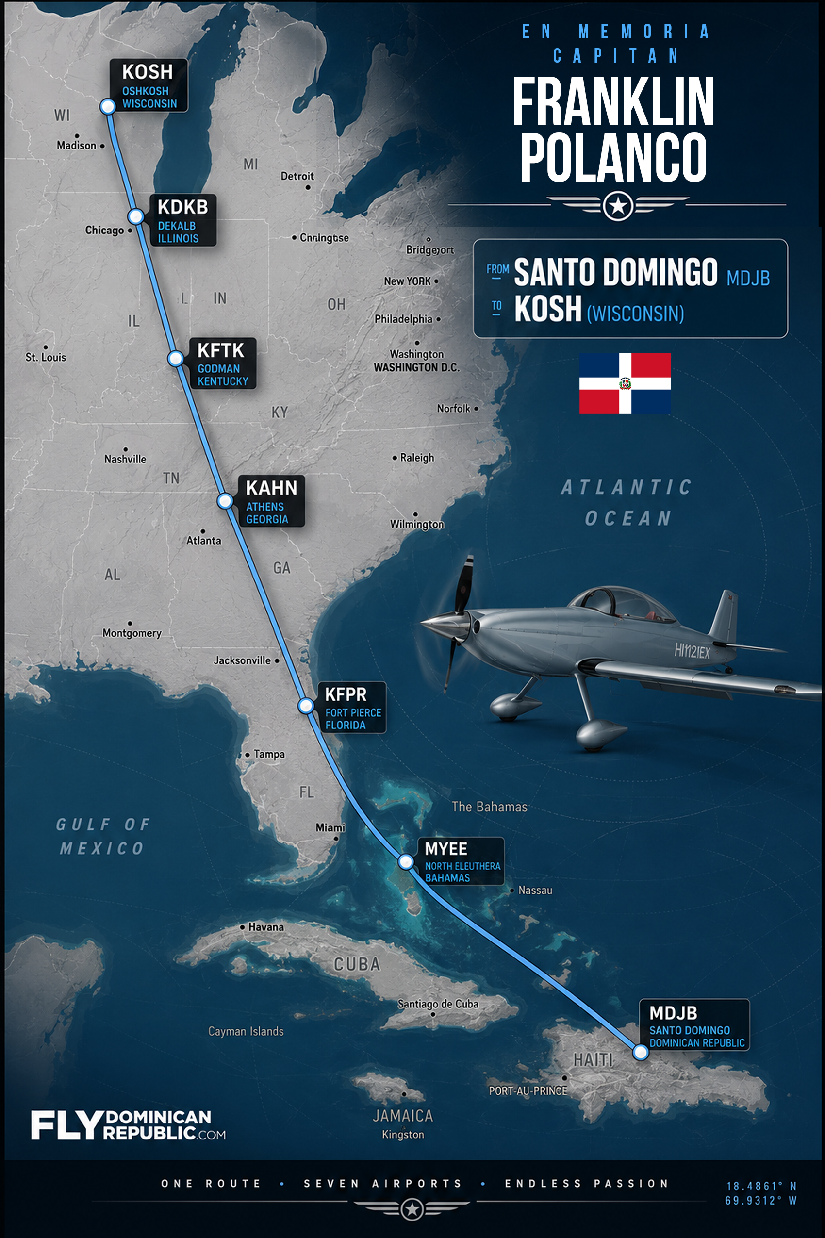 Dominican-Built RV-8 | Historic Journey to Oshkosh 3 Thisrtparteatras from Fly Dominican Repubic